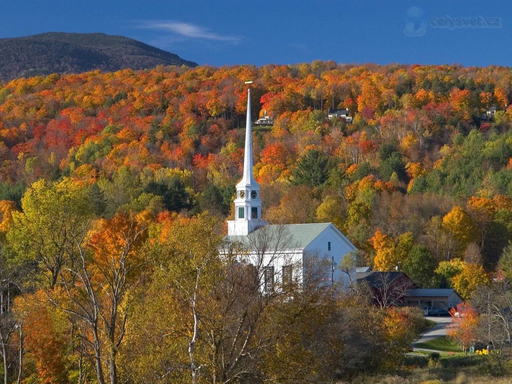 Foto: Colors Of Autumn, Stowe, Vermont