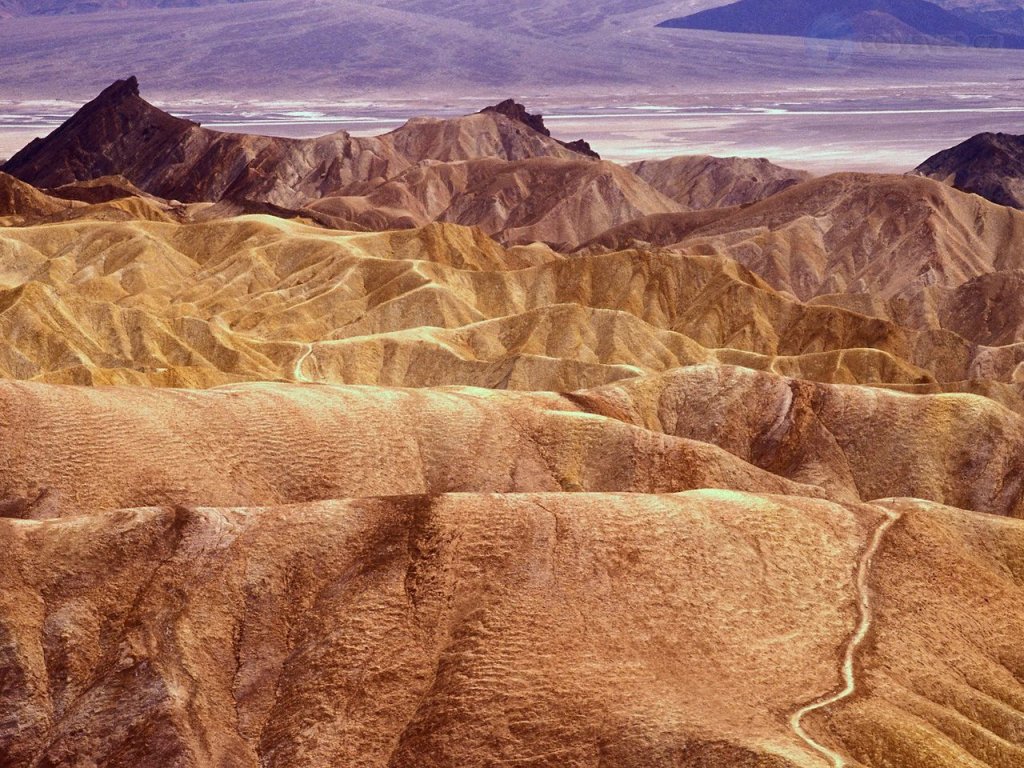 Foto: Zabriskie Point, Death Valley National Park, California