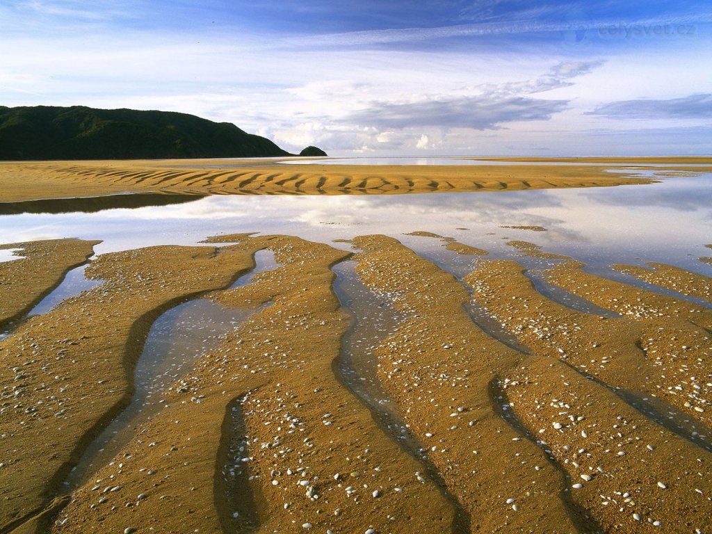 Foto: Ripples And Reflections, Abel Tasman National Park, South Island, New Zealand