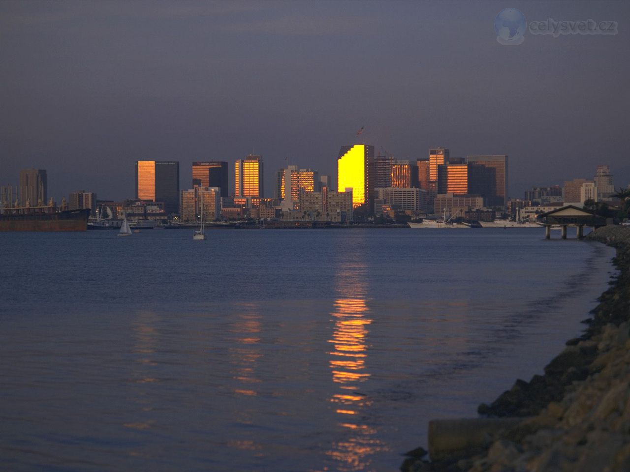 Foto: Afternoon Sun, Downtown San Diego, California