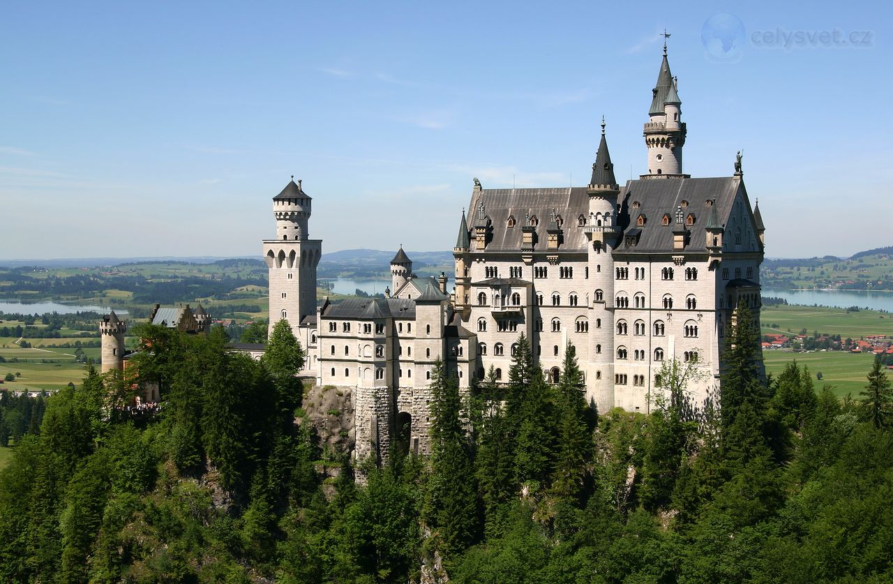 Foto: Neuschwanstein Castle, Bavaria, Germany,  1