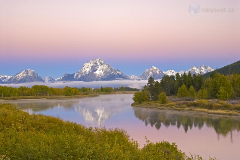 Foto: Oxbow Bend Of The Snake River And Mount Moran, Grand Teton National Park, Wyoming