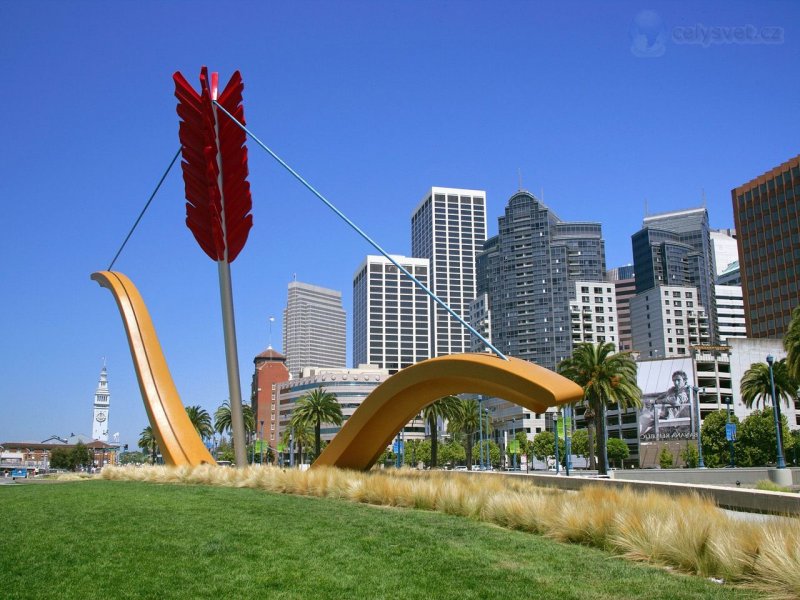 Foto: Cupids Span, Rincon Park, Along The Embarcadero, San Francisco, California